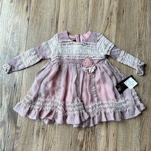 Isobella & Chloe Mauve Dress - 24 months
